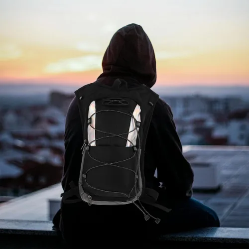 Vista 6 de SUPVOX Mochila de hidratación con correas transpirables para ciclismo, senderismo, correr, montañismo, ligera, para hombres y mujeres, deportes al