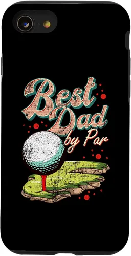 Vista 13 de iPhone 15 Best Dad By Par Golf Golfer Golfing Cute Funny Fan Gag Case