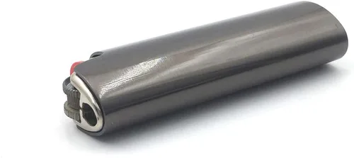 Vista 6 de Juego de 8 piezas de metal encendedor caso cubierta titular para BIC tamaño completo encendedor J6