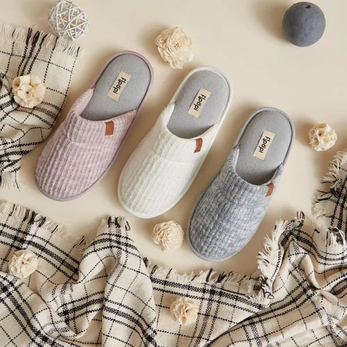 Vista 5 de Floopi House Slippers for Women, Soft Upper Jersey Lining, Closed Back Women Slipper, Multiple Layered Comfy Memory Insole Foam with Terry Outsole
