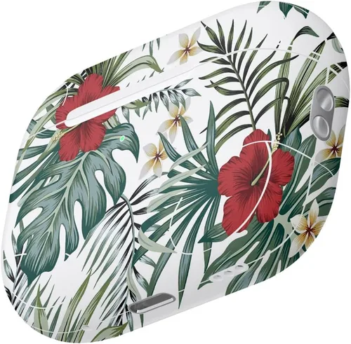 Vista 3 de MightySkins - Fundas compatibles con Apple AirPods Pro 2 - Hibisco tropical Funda protectora de vinilo duradera y única Fácil de aplicar, quitar