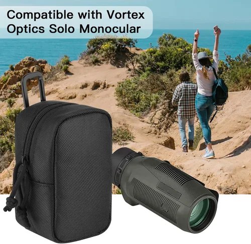 Vista 3 de Xxerciz Funda para telescopio monocular compatible con Vortex Optics Solo Monocular de 8 x 36 y 10 x 36, bolsa de almacenamiento protectora de viaje