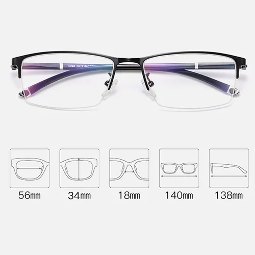 Vista 6 de Gafas de lectura fotocrómicas de transición bifocal, gafas de lectura vintage con estilo cuadrado de marco de metal para hombres y mujeres cuadrado