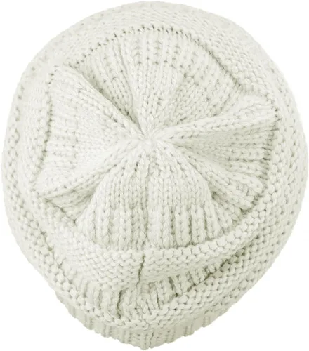 Vista 315 de C.C Trendy Warm Chunky Soft Stretch Cable Knit Beanie