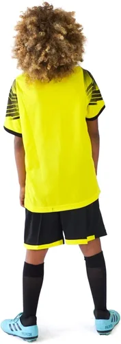 Vista 6 de PAIRFORMANCE Camisetas de fútbol para niños, uniforme de entrenamiento de equipo deportivo de 5 a 15 años, conjunto de camisetas y pantalones cortos