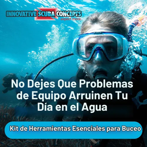 Vista 4 de Innovative Scuba Concepts Kit de herramientas de buceo de lujo, juego de herramientas de reparación de múltiples herramientas para buceo y buceo