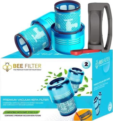 Vista 19 de Filtro Dyson V15, paquete de 1 unidad Filtro de repuesto True HEPA premium compatible con Dyson V15 Detect, V15 Detect Absolute, V15 Submarine