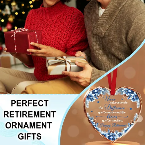Vista 4 de HYTURTLE Adorno de jubilación 2026 – Regalo de jubilación para mujeres – Regalos de agradecimiento para mujeres – Regalo para jubilados – Regalos