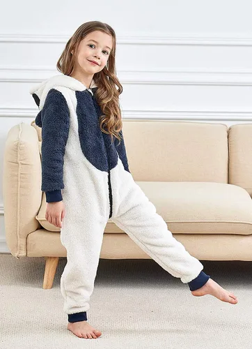 Vista 4 de Adultos Niños Animal Tigre Zorro Venado Cosplay Cosplay Pijamas Ropa de dormir