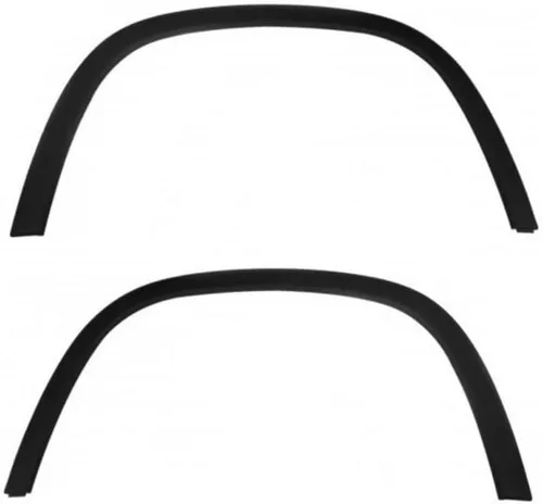 Vista 3 de Moldura de arco de rueda lateral del conductor para Chevy Traverse 2018-2024 Delantero Negro 84417155 GM1290253