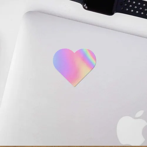 Vista 72 de Calcomanías transparentes de corazón 6 (azul celeste) Calcomanías de vinilo impermeables de alta calidad para teléfono portátil, accesorio
