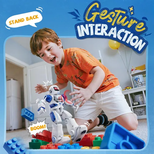 Vista 2 de Ruko 6088 Programmable Robot, Gesture Sensing Intelligent Remote Control Robot for Kids 3-6 Years, Christmas Birthday Gift
