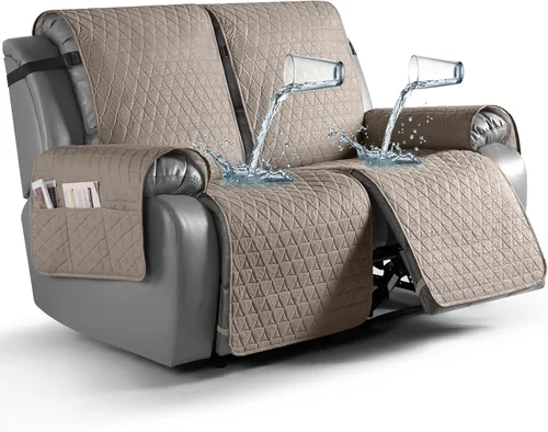Vista 13 de TAOCOCO Funda reclinable 100% impermeable, antideslizante, lavable, con correas elásticas para las piernas, protector de muebles para perros