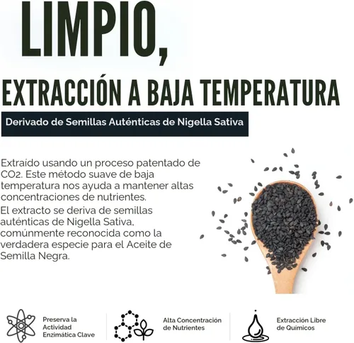 Vista 7 de Cápsulas de extracto de aceite de semilla negra con 20% de timoquinona - TQ-Advanced 4X®: Concentración potente de timoquinona disponible