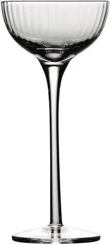 Vista 4 de B Brilliant Degustation - Vasos cordiales de tallo alto, 2.5 onzas, juego de 4 formas variadas, transparentes