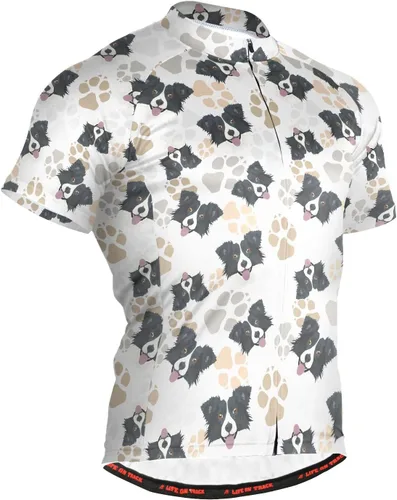 Vista 49 de Camiseta de ciclismo de manga corta para hombre Multi-Color 1