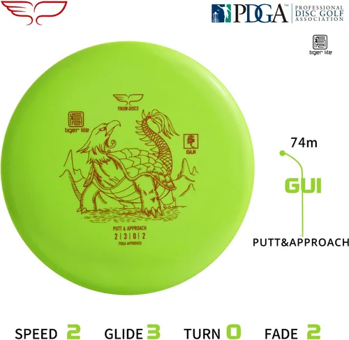 Vista 4 de Yikun Disc Golf Starter Kit – 5.29-5.64 oz Set Incluye controlador, rango medio, putter para jugadores principiantes