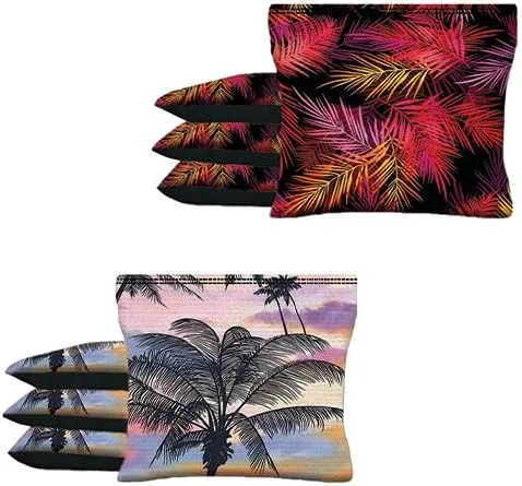 Vista 8 de BackYardGamesUSA El cangrejo azul tropical de encargo 8 ACA regulación hecha a mano de encargo Cornhole empaqueta B81