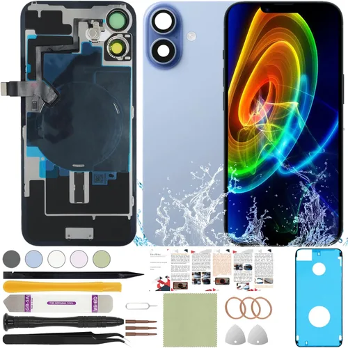Vista 85 de Funda trasera de repuesto compatible con iPhone 8 de 4.7" + Herramientas profesionales (Gris espacial) Incluye herramientas profesionales, cinta