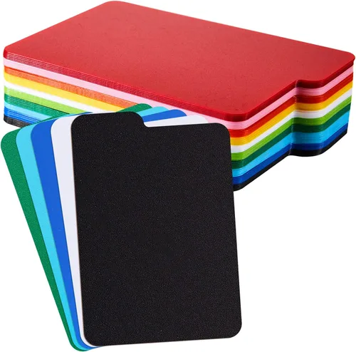 Vista 7 de Lewtemi 50 separadores de tarjetas, separadores de páginas de tarjetas intercambiables, separadores de juego para suministros de almacenamiento