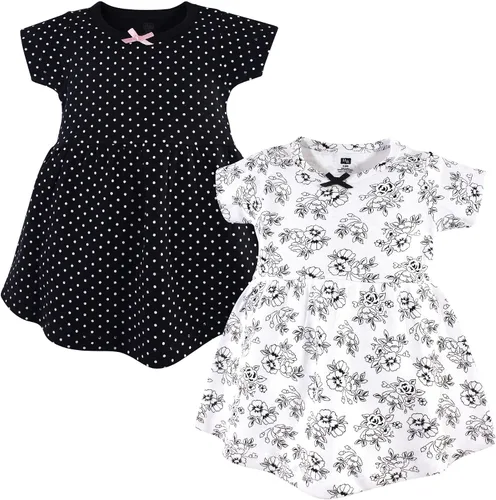 Vista 180 de Hudson Baby Vestidos de algodón para niña Bosque encantado