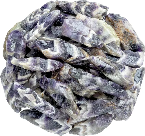 Vista 7 de BEZAVO Puntero amatista piedras en bruto para pulir, piedras crudas y cristales para la fabricación de joyas, pulido, cabbing, lapidario, rocas