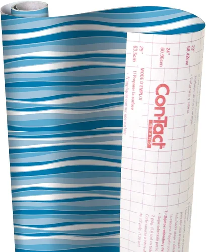 Vista 10 de Con-Tact Brand Cubierta creativa autoadhesiva, forro adhesivo para estantes, forro adhesivo multiusos de vinilo para cajones, fácil de usar y Sabio
