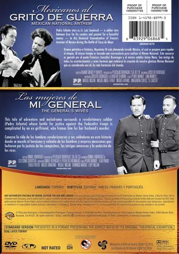 Vista 2 de Coleccion Pedro Infante Mexicanos al Grito de GuerraLas mujeres de mi General (DBFE) DVD