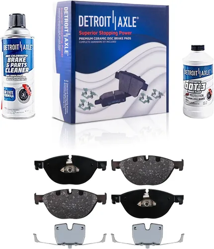 Vista 124 de Detroit Axle - Pastillas de Freno Delantero Izquierdo Reemplazo de Pinza de Disco para Ford Fusion Mazda 6 Lincoln MKZ Mercury Milan 2006-2012