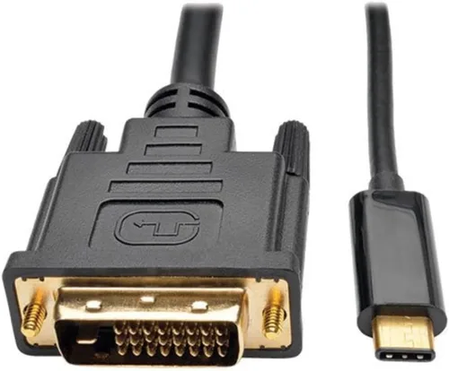 Vista 6 de Tripp Lite Convertidor de cable adaptador USB C a DVI 1080p M/M compatible con Thunderbolt 3, USB tipo C a DVI, USB-C, USB tipo C de 3 pies y 3 pies