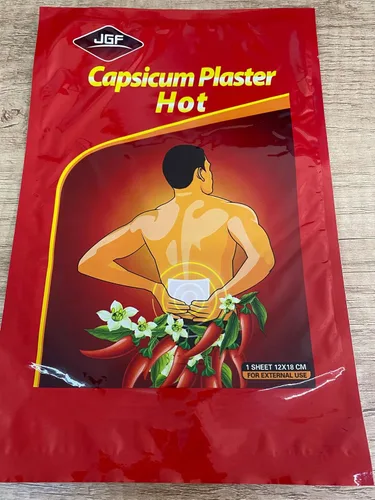 Vista 5 de 10 parches de capsaicina, parche de pimiento caliente de 4.72 x 7.08 pulgadas