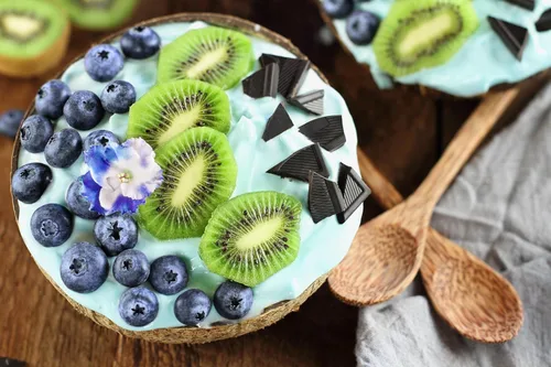 Vista 4 de Naturejam Polvo de espirulina azul de 8 onzas a granel, grado culinario prémium para batidos.