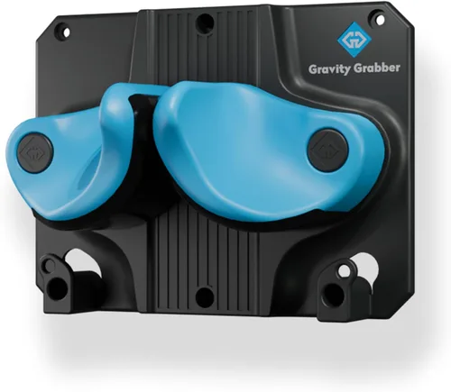 Vista 16 de Gravity Grabber La estantería de pared definitiva para esquís y tablas de snowboard - Se adapta a cualquier esquí o tabla de snowboard - Guarda tus