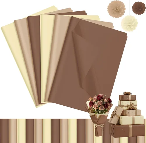 Vista 46 de Qilery - 500 hojas de papel de seda negro a granel para bolsas de regalo de 15 x 20 pulgadas, sin ácidos, para regreso a clases, papel de regalo