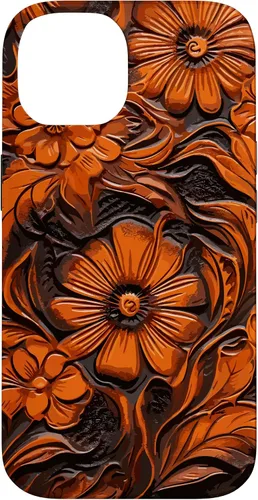 Vista 4 de Funda floral con herramientas para iPhone 16 Western & Cowgirl