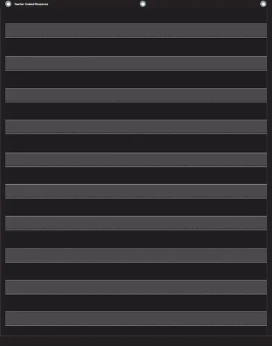 Vista 2 de Teacher Created Resources Negro 10 Pocket Chart (20744)
