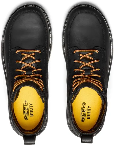 Vista 5 de KEEN Utility Botas de trabajo San José con punta de aleación de 6 pulgadas para hombre Negro/Chicle