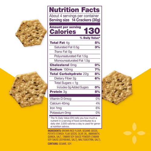 Vista 3 de Crunchmaster Multi-Seed Gluten-Free Original, 4 Ounce (Pack of 12)
