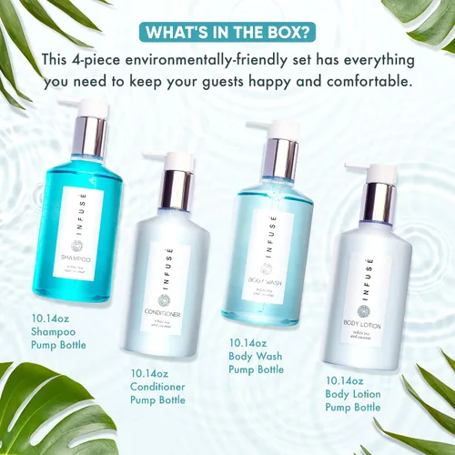Vista 11 de 1-Shoppe Infuse Ecobox All-In-Kit de 4 piezas Té blanco y jabón de coco