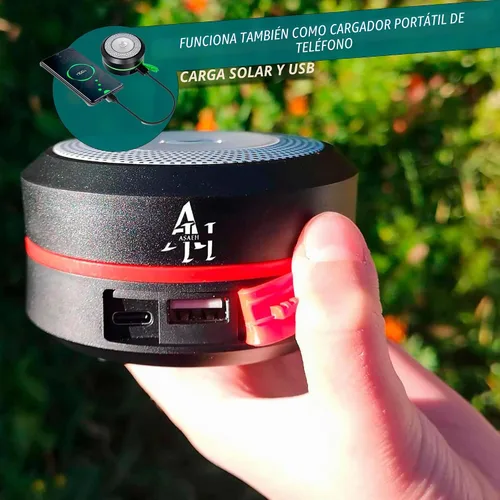 Vista 8 de Linterna solar para campamento, linternas LED para cortes de energía, luces de campamento, linterna de emergencia, lámpara plegable, recargable