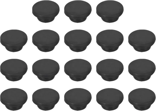 Vista 230 de MECCANIXITY - Tapones de silicona en forma de T (26mm, 1 pulgada de diámetro), color negro