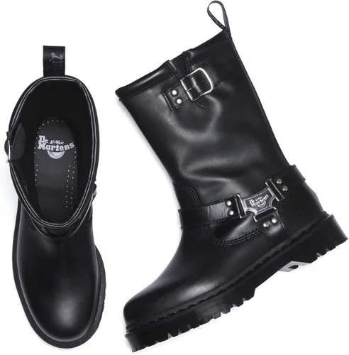 Vista 9 de Dr. Martens Botas de motocicleta unisex para adultos Anistone Hi