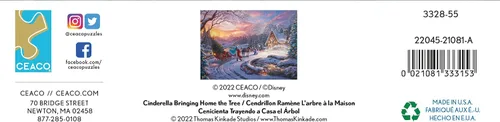 Vista 7 de Ceaco - Thomas Kinkade Disney - Cenicienta - Rompecabezas de 1000 piezas