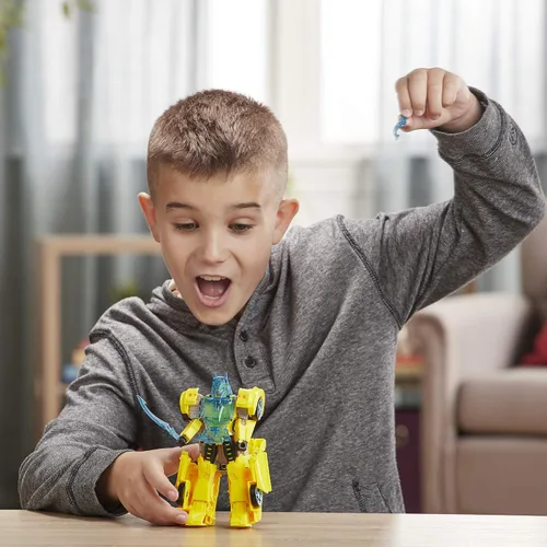Vista 9 de Transformers Toys Cyberverse Ultra Class Bumblebee Figura de acción, combina con armadura Energon para encenderse, para niños de 6 años en adelante