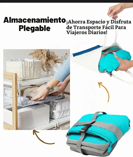 Vista 3 de SUNNY BIRD Lonchera con doble compartimento aislada para mujeres y hombres (azul aguamarina 01)