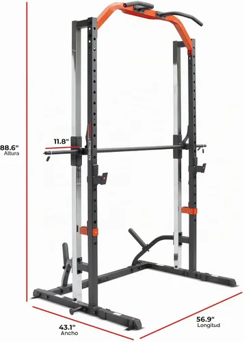 Vista 8 de Sunny Health & Fitness Smith Machine - Soporte para sentadillas