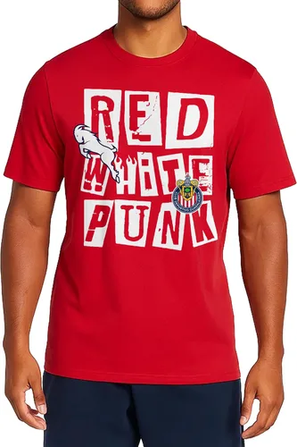 Vista 5 de Icon Sports Official Club Deportivo Guadalajara - Chivas Cotton T-Shirt - Unisex Adult