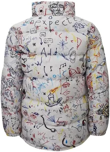 Vista 2 de Chaqueta estampada Art Graffiti acolchada, Printd