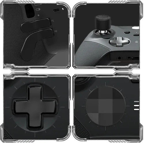 Vista 5 de CHARM FOCUS 16-in-1 Metal Thumbsticks Replacement Kits for X-box Elite Series 2, X-box Elite 2 Controller Accessories, Includes Magnetic Joysticks