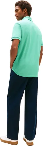 Vista 73 de Tommy Hilfiger Polo de piqué de algodón de manga corta para hombre en ajuste regular